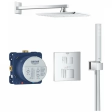 Душевой комплект Grohe Grohtherm Cube RAINSHOWER ALLURE с термостатом 34741 000 (34741000)